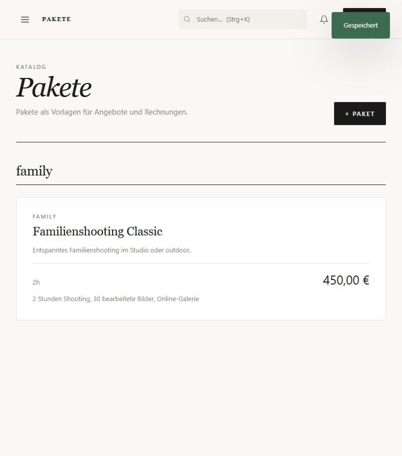 Paketkatalog