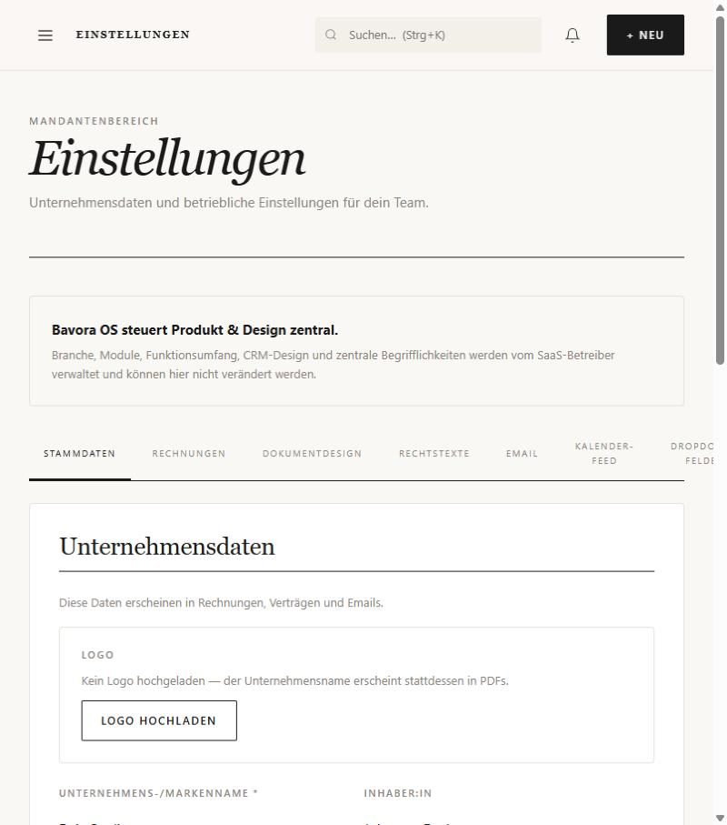 Stammdaten